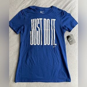 Brand New | Nike Tee | Small | Blue and White